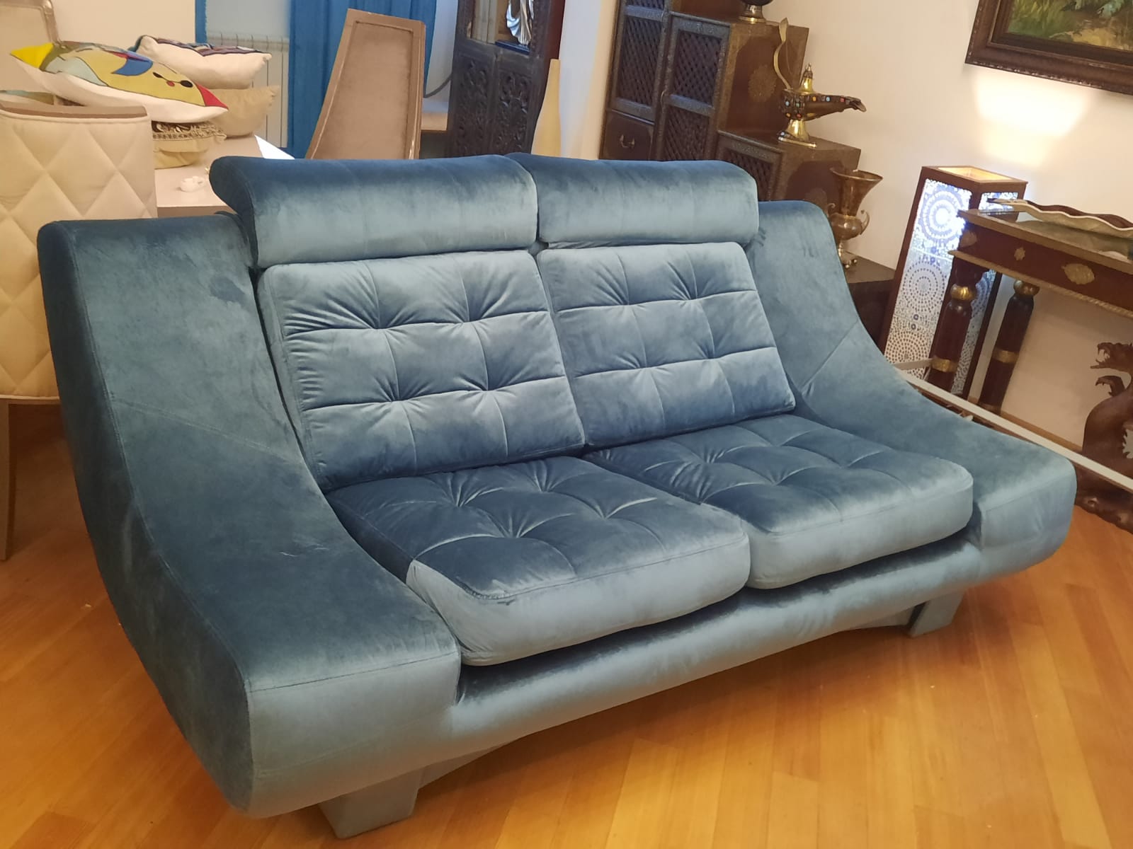 Обивка дивана на дому. Макушино